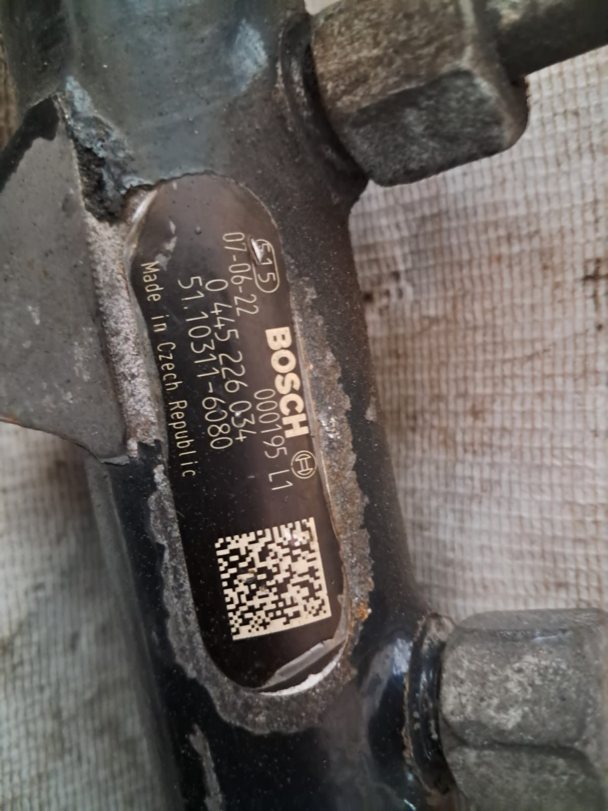 Рампа топливная man tga